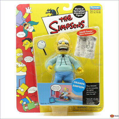 Playmates Toys The Simpsons Grampa Simpsons Figure Series 1